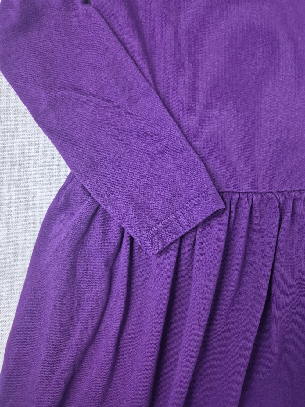 Primary Girls Purple Long Sleeve Pocket Dress Size 6-7 - Picture 9 of 10